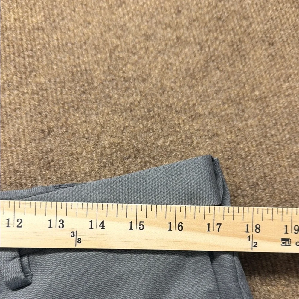 Haggar Men’s Cool 18 Pro Classic Fit 34x29 Light Grey Dress Pants NWT - Picture 8 of 11